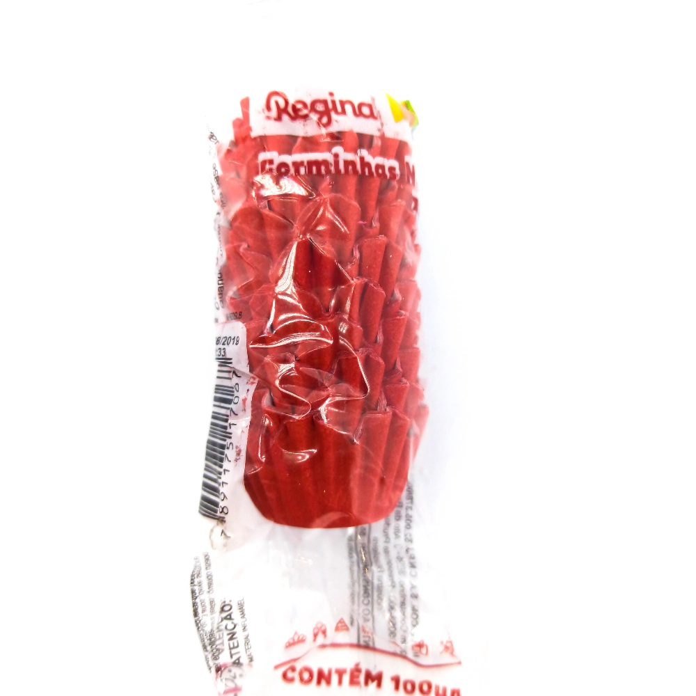 Forminha Papel Regina Flor N05 Vermelho 185 C/100 Unidade
