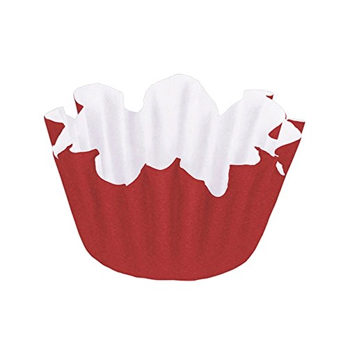 Forminha Papel Regina Flor N06 Vermelho 185 C/100 Unidade