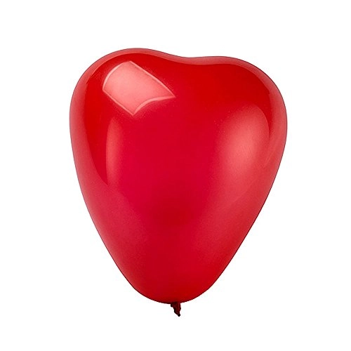 Balão Coração N 10 Vermelho Com 25 Unidades Regina Festas