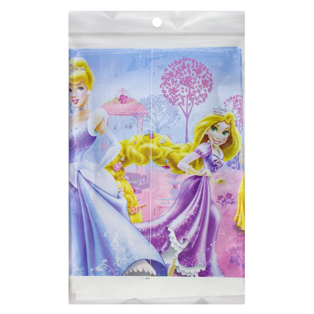 Toalha De Mesa Descartável Disney Princess Regina 1,80m X 1,20m