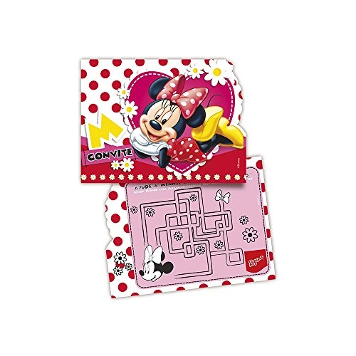 Regina Conv Peq C/8 Red Minnie
