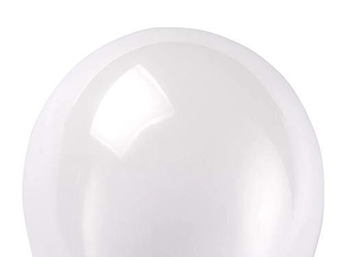 Balão Liso Redondo N 09 Branco Com 50 Unidades Regina Festas