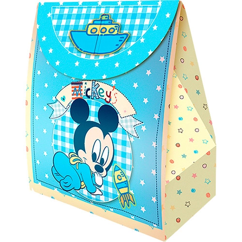 Caixa Surpresa Baby Mickey E Amigos Mickey Com 8 Unidades Regina Festas