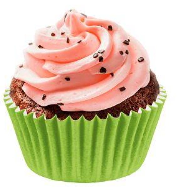 Forminha Cupcake Impermeável Colors Verde Limão 45 Unidades Regina Festas