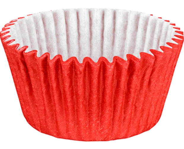 Forminha Cupcake Impermeável Colors Vermelho 45 Unidades Regina Festas