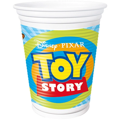 Copo Plástico Toy Story No Espaco Com 8 Unidades Regina Festas