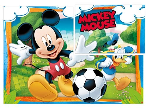 Painel Mickey Diversão Regina Festas Com 1 Unidade 126x88cm