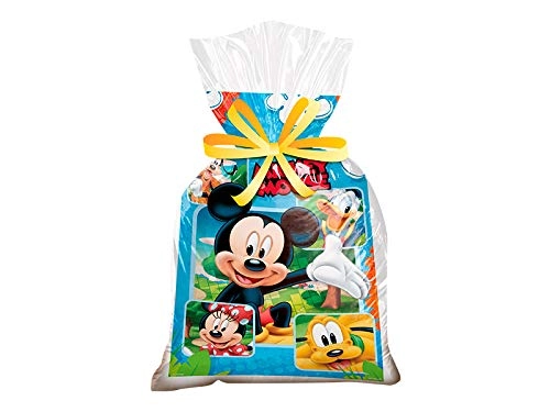 Saco Plast Regina Mickey Diversao C/8