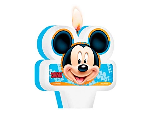 Vela Plana Regina Festas Mickey Diversão 1 Unidade