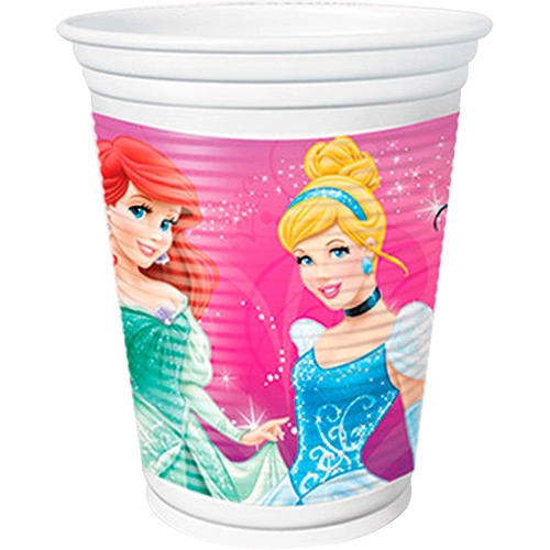 Copo Plástico Princess Debut Com 8 Unidades Regina Festas