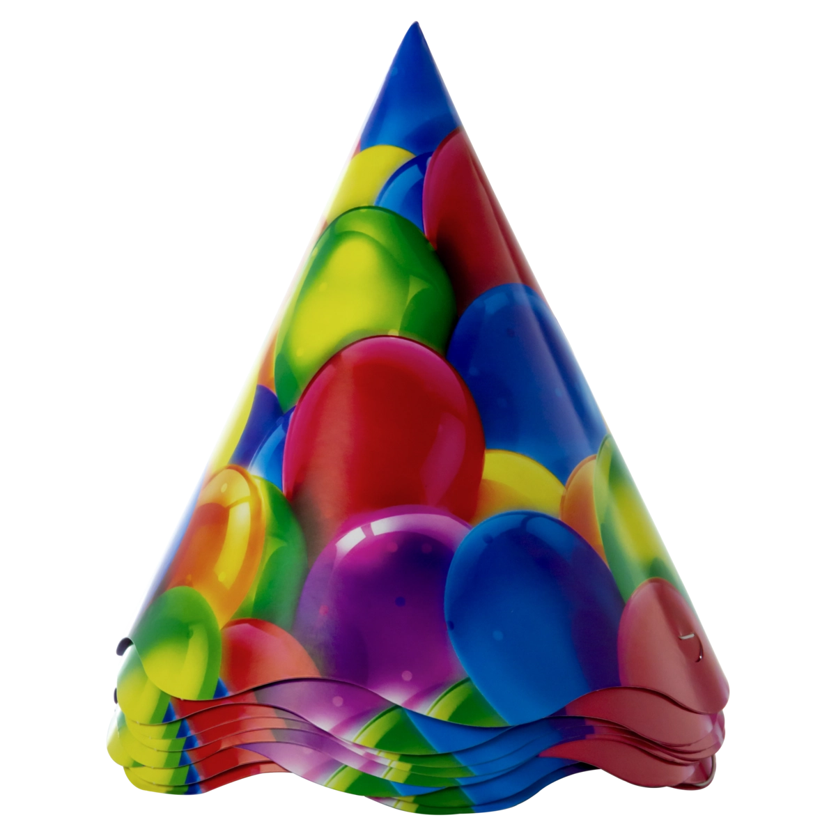 Chapéu De Aniversário Balões Regina 8 Unidades