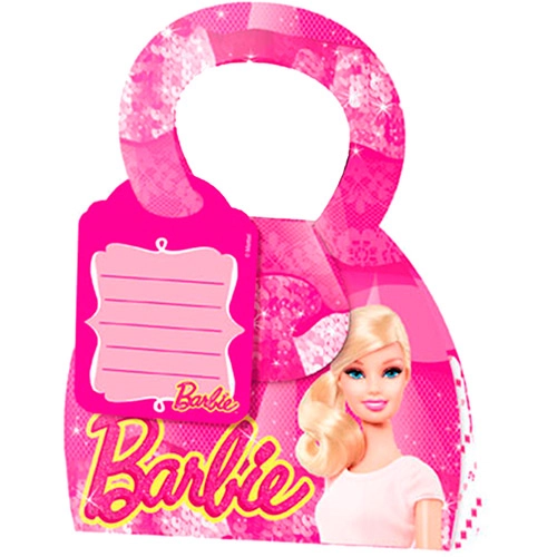 Caixa Surpresa Grande Barbie Core Com 8 Unidades Regina Festas