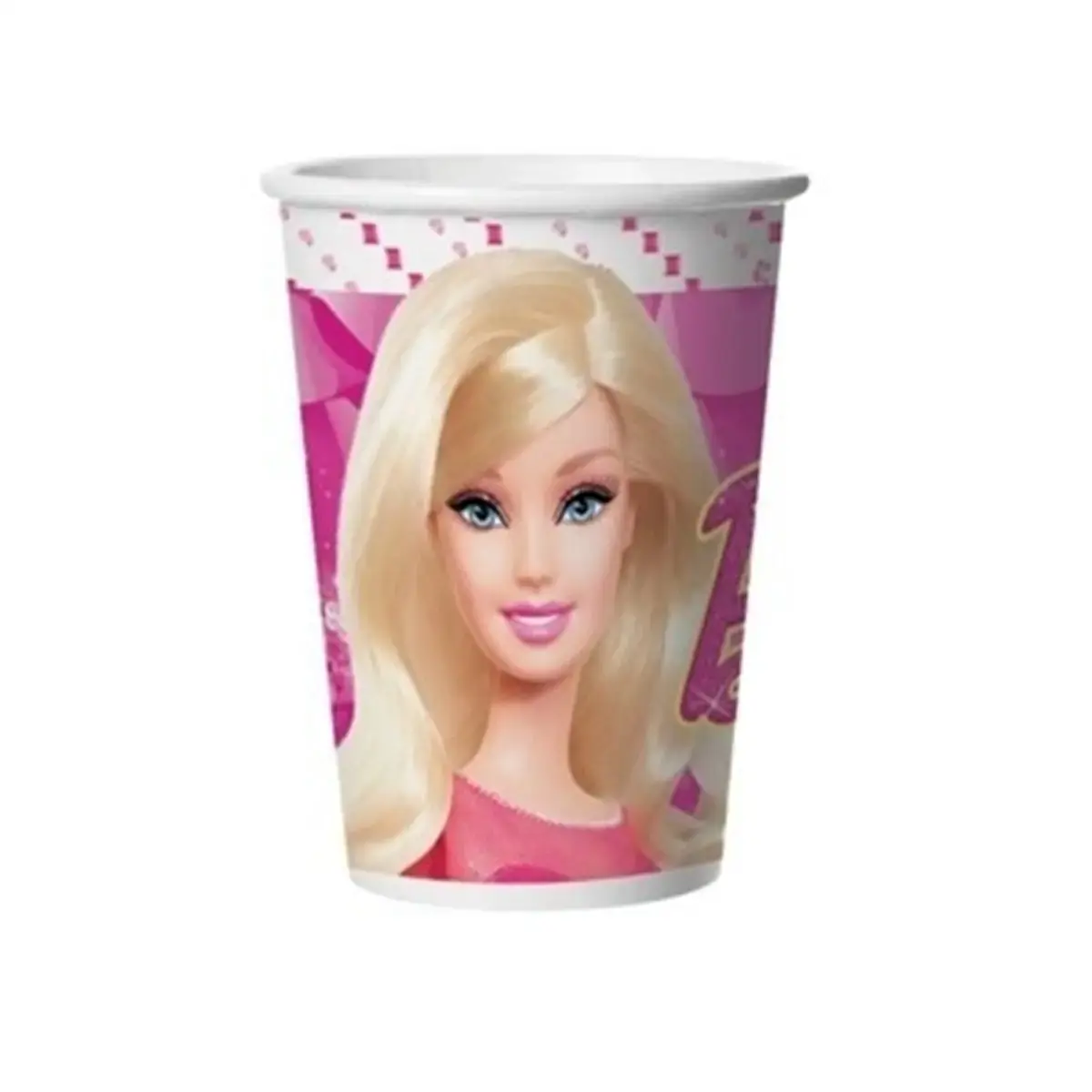 Copo Papel 330ml Barbie Core Com 8 Unidades Regina Festas