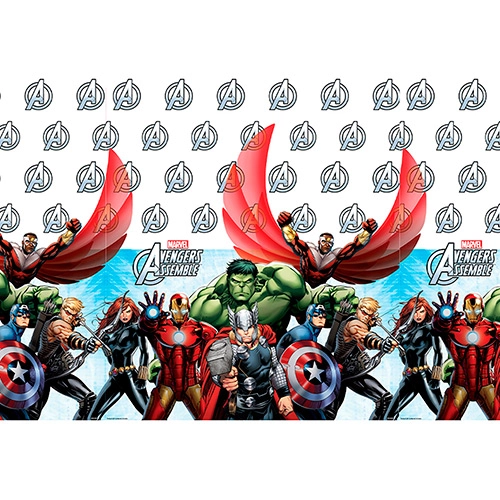 Toalha De Plástico 120x180cm Avengers Animated Regina Festas