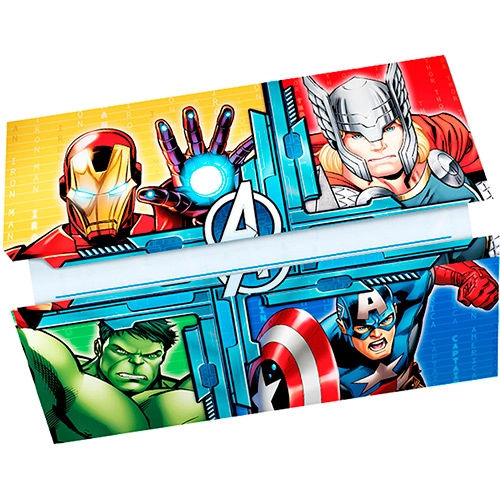Convite Pequeno Avengers Animated 8 Unidades Regina Festas