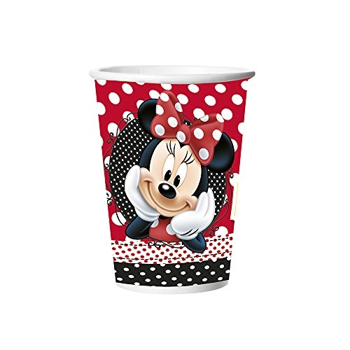 Copo Papel Minnie 8unidade