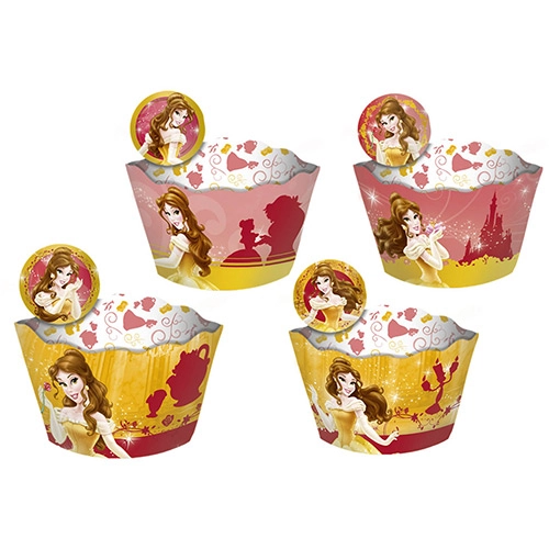 Cupcake Wrapper Com Enfeite Bela Com 12 Unidades Regina Festas