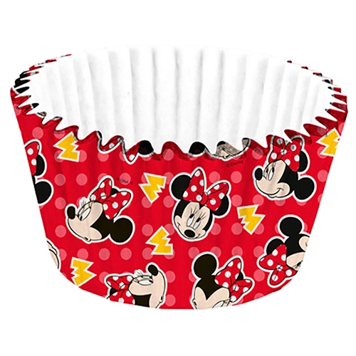 Forminha Cupcake Impermeável Red Minnie 45 Unidades Regina Festas