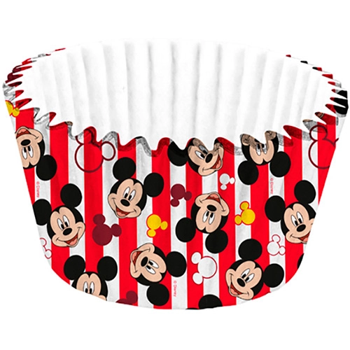 Forminha Cupcake Impermeável Mickey Diversão 45 Unidades Regina Festas