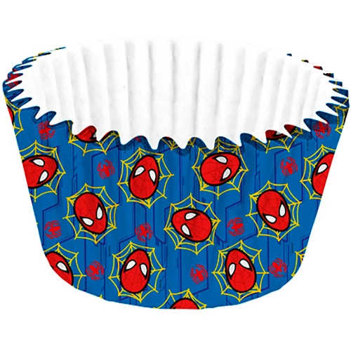 Forminha Cupcake Impermeável Ultimate Spider Man 45 Unidades Regina Festas