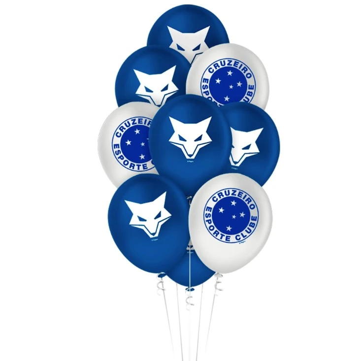 Balao Latex Redondo 9 Pol. Cruzeiro 25 Un.