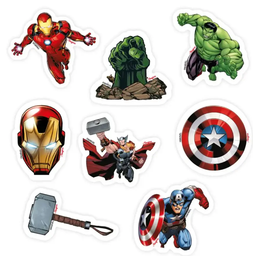 Picks Avengers Animated C/8un Regina Festas