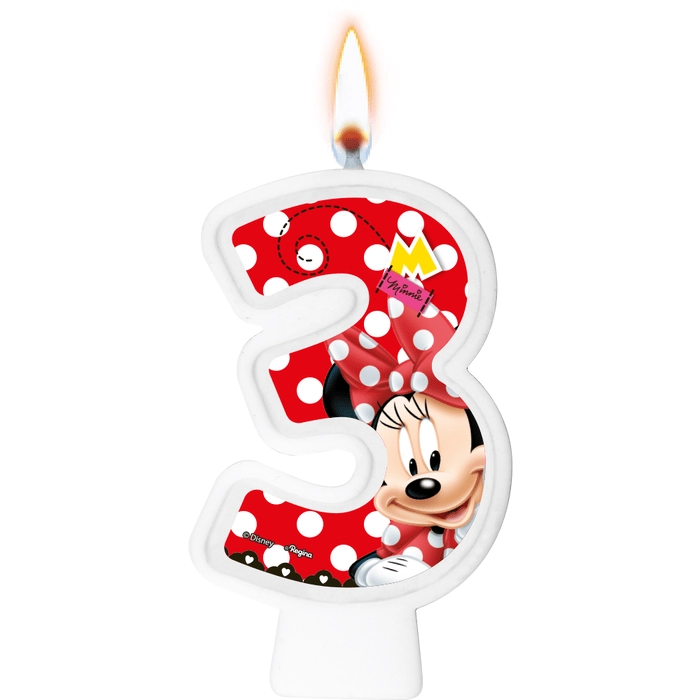 Vela Plana Red Minnie N3 Regina