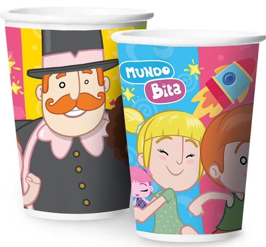 Copo Papel Mundo Bita 2 180ml C.12 Regina