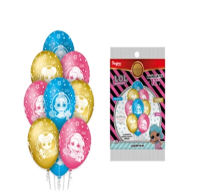 Balao Latex Premium Lol Surprise C/10 Un