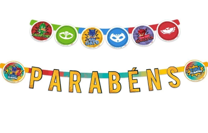 Faixa Parabens Pj Masks 2 1160559 Regina