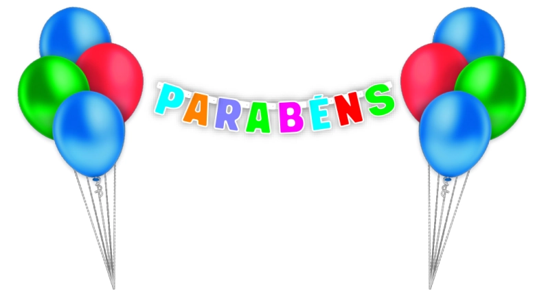 Art Regina Kit Faixa Parabens E Balao Multicolorido