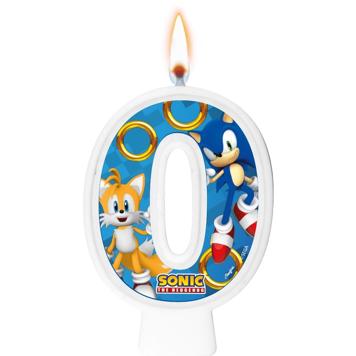 Vela Numeral Sonic N0
