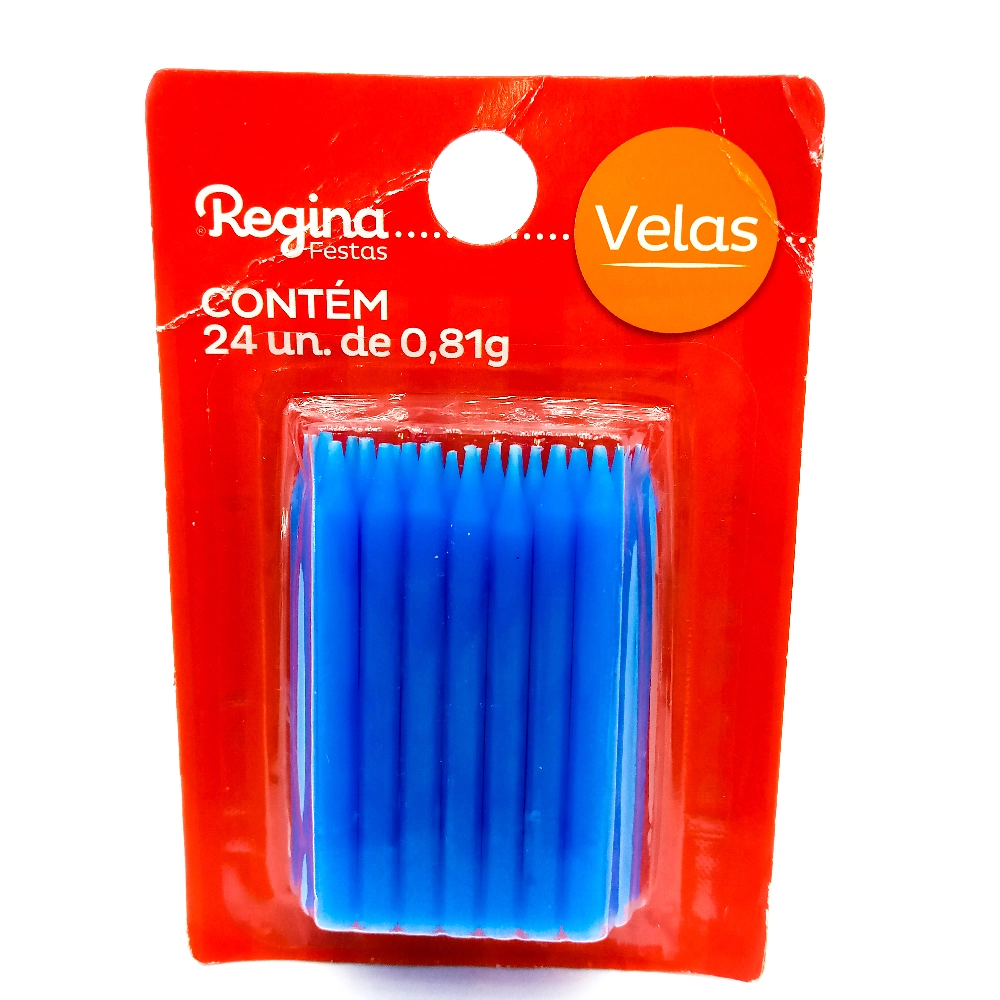 Art Regina Vela Palito Azul C/24