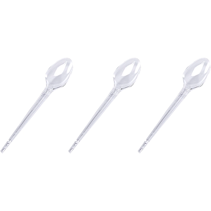 Colher Plast Cristal Regina 25un