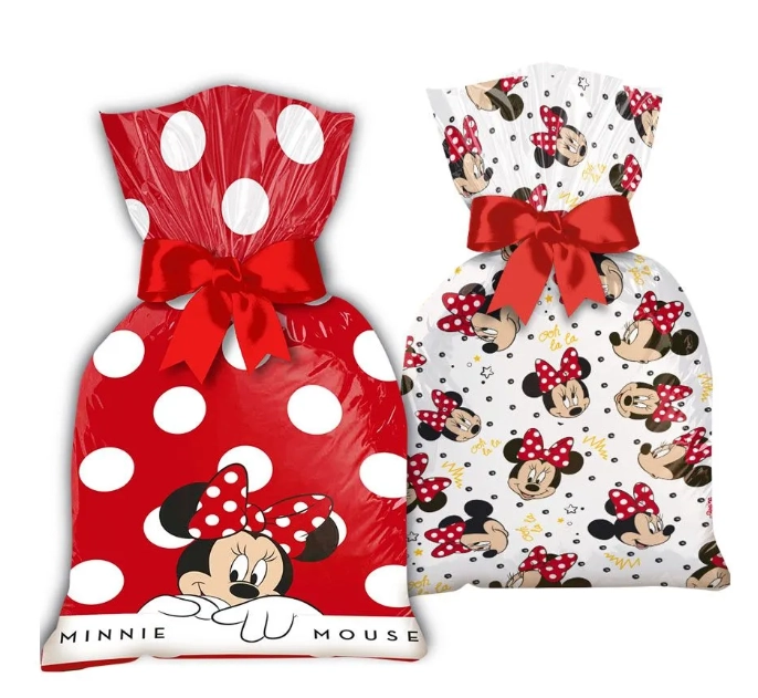 Sacola Plastica Minnie Mouse C 12und Cod
