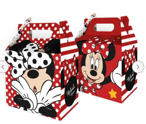 Caixa Surpr Maleta Minnie Mouse 08un 116897.5 Regina