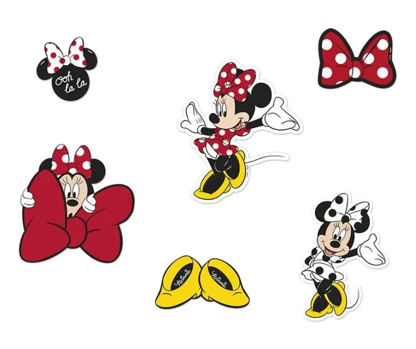 Mini Personagem Decorativo Minnie Mouse 1168983 50un Regina