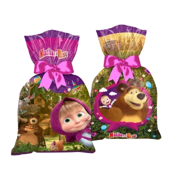 Sacola Plastica Masha E O Urso Classica