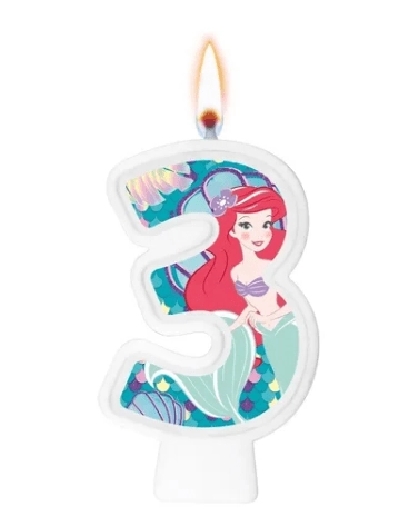 Vela Numeral Ariel Sreismo N 3 Cod 11798