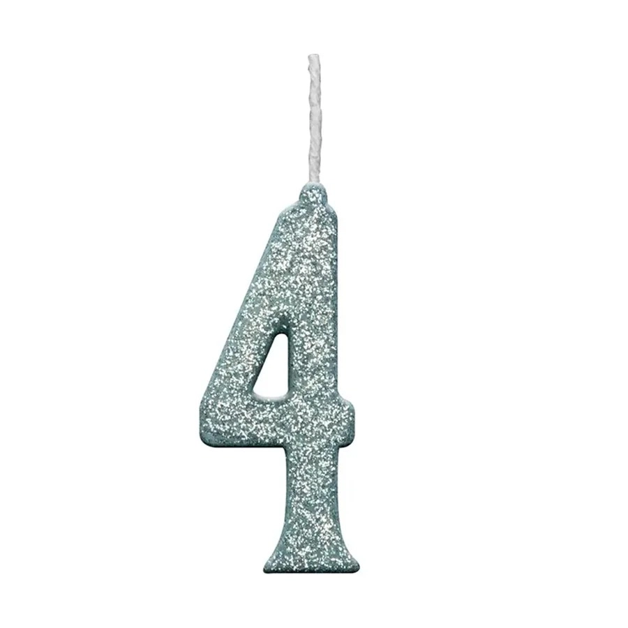 Vela Parabens Glitter Pta N4 118104.1 Regina