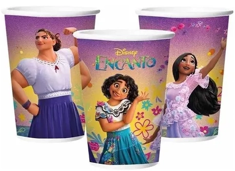Copo Papel Encanto 180ml 12un 118164.5 Regina Festas