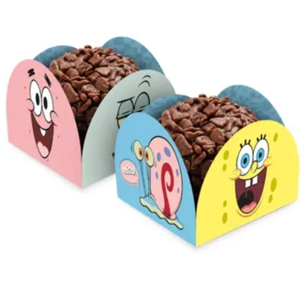 Porta Forminha Bob Esponja Core C 50un C