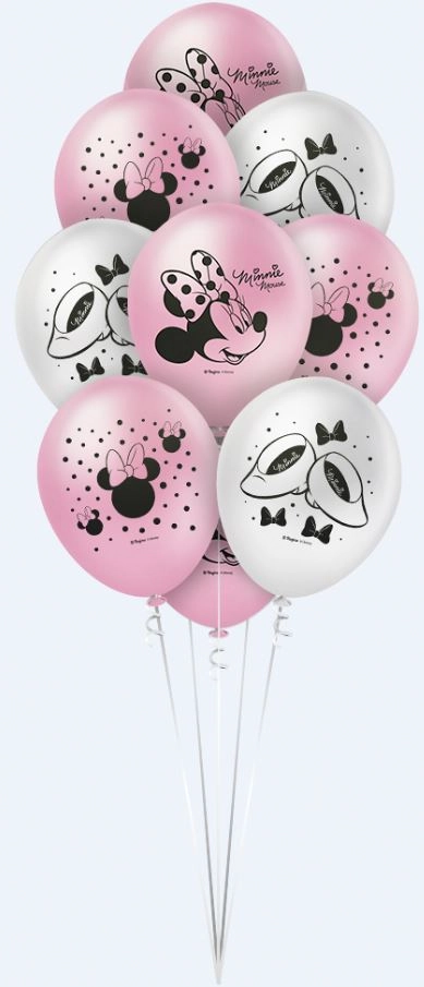 Balao Minnie Mouse Rosa N09 C/25 Regina