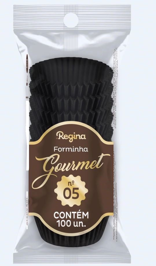 Form Pap Gourmet N5 Preta 100un 119166.7 Regina
