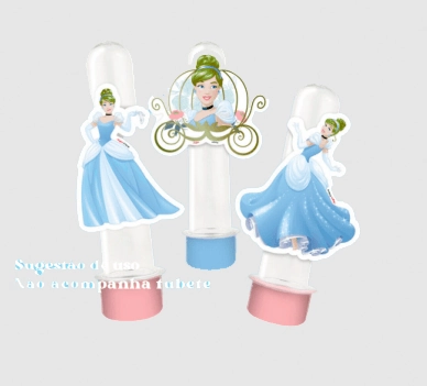 Mini Personagem Cinderela Classica C/12u