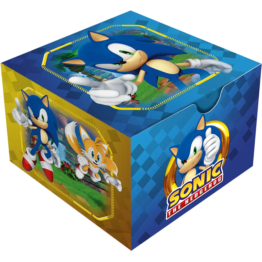 Caixa P/4 Doces Sonic Regina Festas