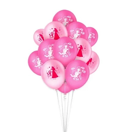 Balao Latex Redondo 9 Pol. Aurora 25 Un.