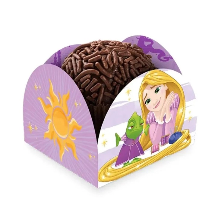 Porta Forminha Rapunzel C/50un Regina Festas