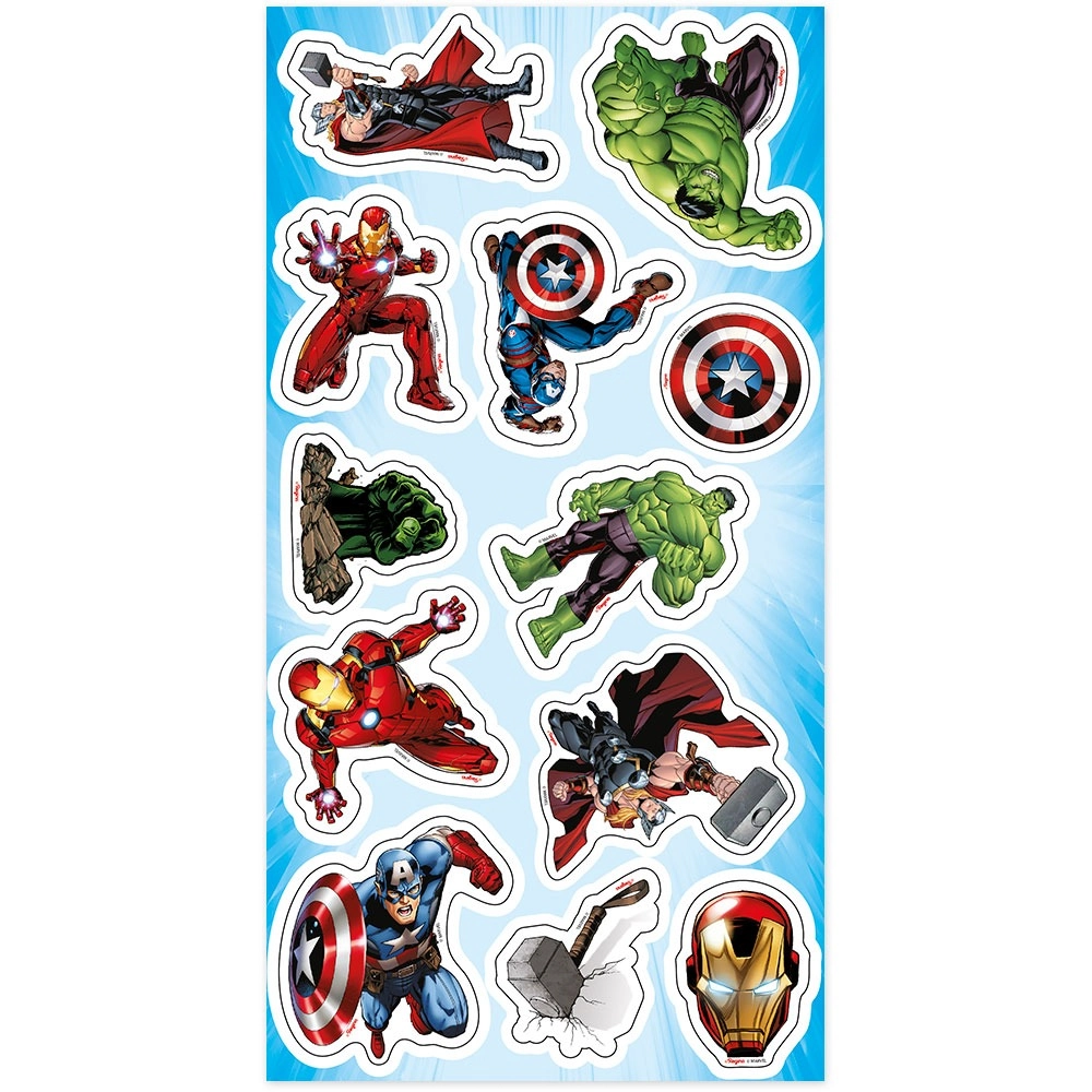 Adesivo Decorativo Avengers Animated C/12 Regina