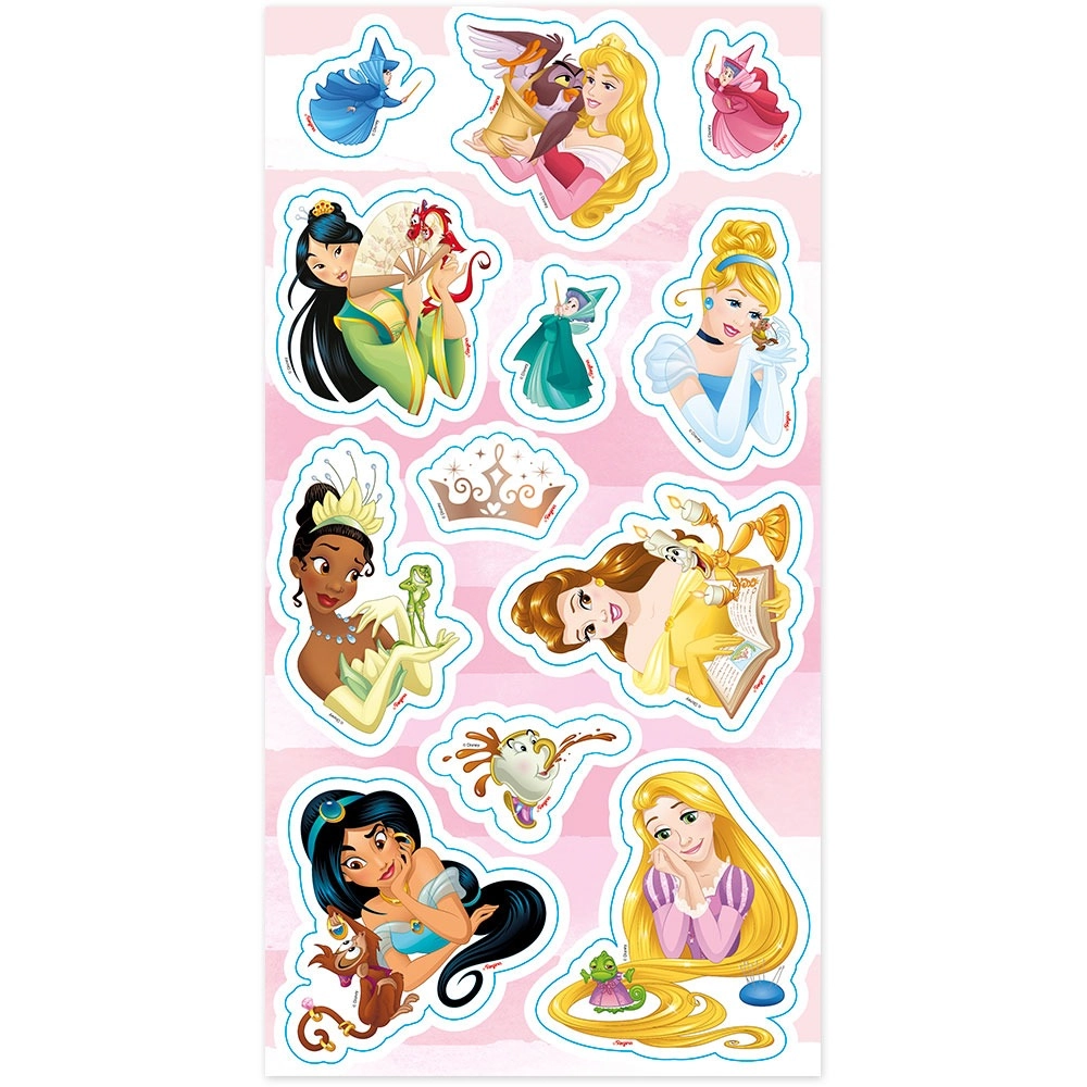 Adesivo Decorativo Princesas Disney C/12 Regina